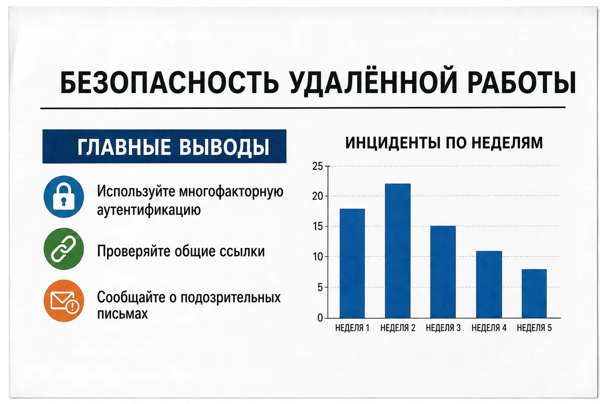 Памятка по безопасности удаленной работы, переведенная с английского на русский