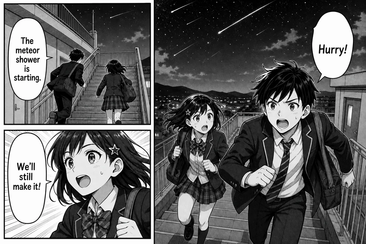 Manga translator English rooftop result preserving visual reading order