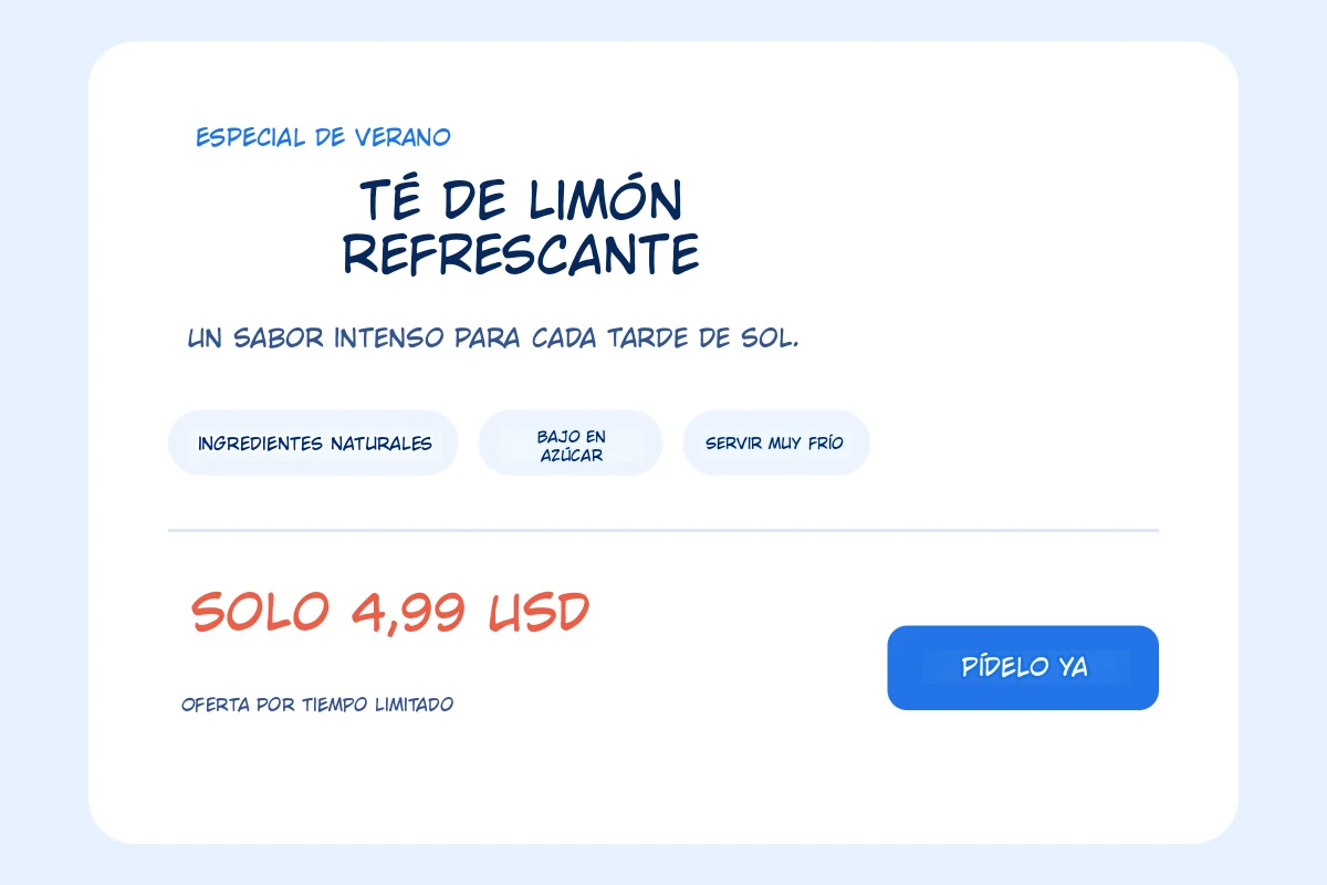 Actual Spanish translation of the test poster, with changed font and the price 4,99 USD